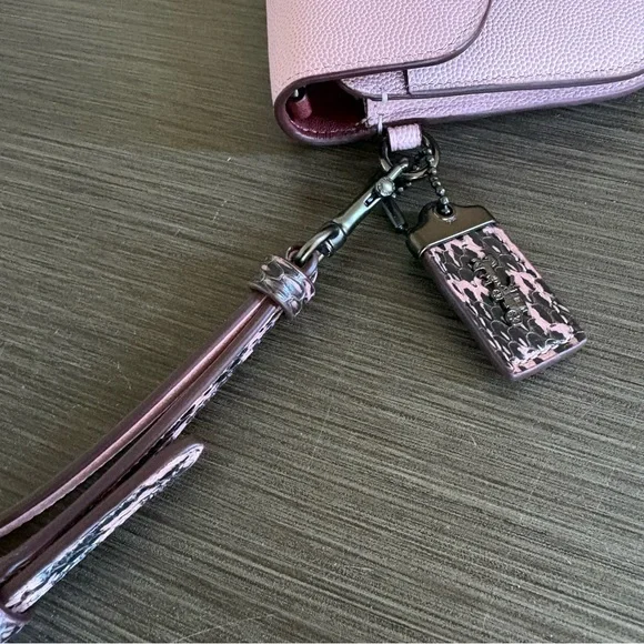 Coach 1941 Leather Clutch Snakeskin Accents - Picture 6 of 14